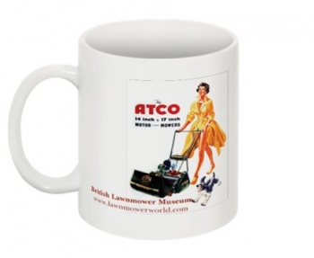 1956 Vintage Atco Advert with Promotional Lady